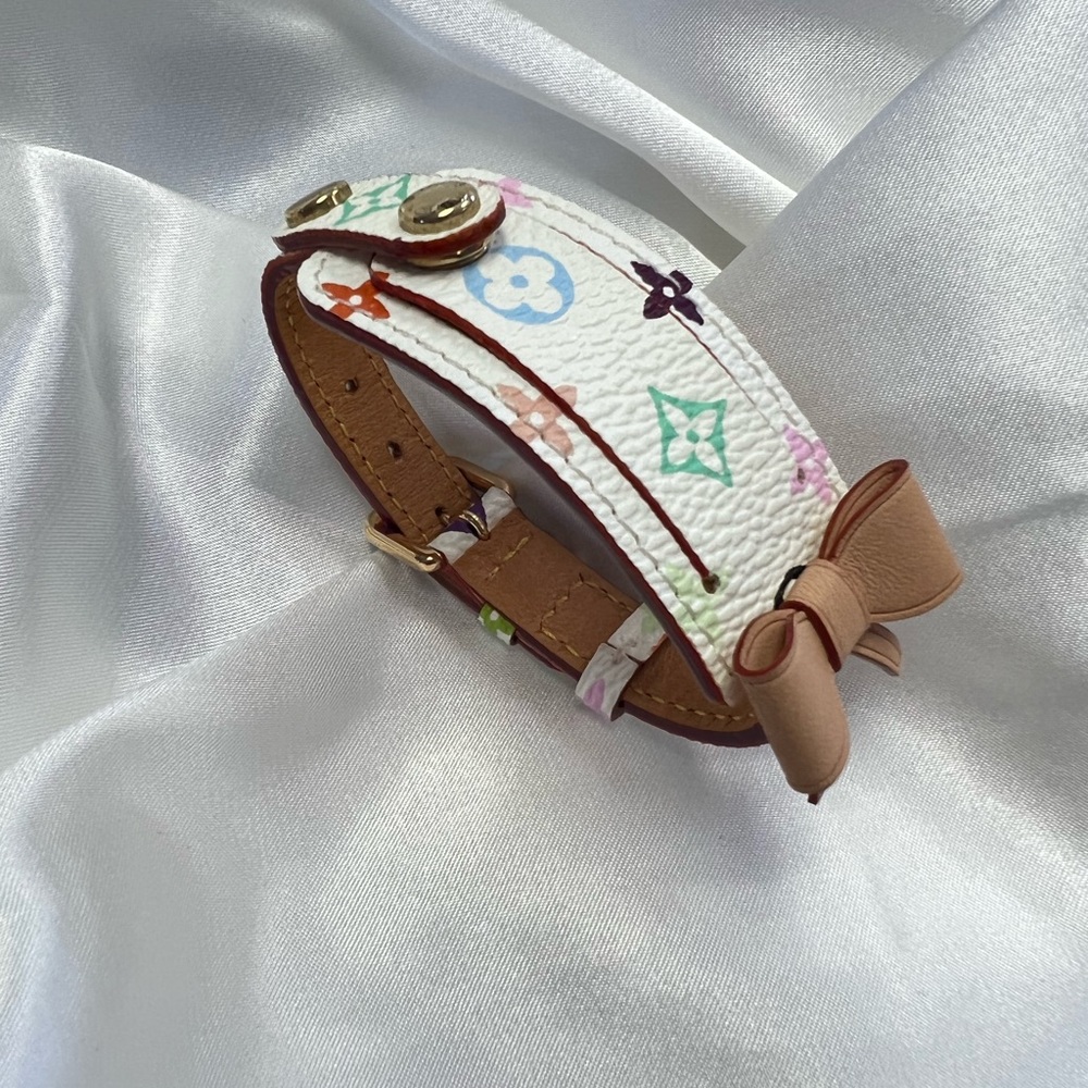 Louis Vuitton Takashi Murakami monogram multicolored 2004 Y2K bow bracelet
